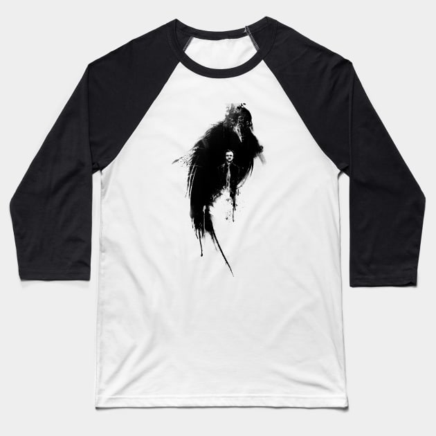 Quoth the Raven Baseball T-Shirt by PopShirts